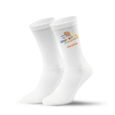 Coole Sportsocken von MrSocks aus Biobaumwolle mit individuellem Druck